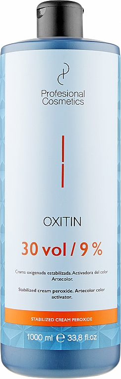 Окислитель 9% - Profesional Cosmetics Oxitin 30 Vol — фото N1