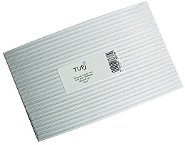 Пилочка-полукруг для ногтей 240/180, белая - Tufi Profi Premium — фото N1