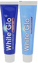 Набор с зеленой зубной щеткой - White Glo Night & Day Toothpaste (t/paste/65ml + t/gel/65ml + toothbrush) — фото N3