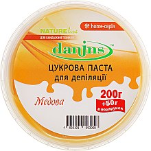 Парфумерія, косметика Цукрова паста для депіляції в домашніх умовах "Мед" - Danins Home Sugar Paste Honey