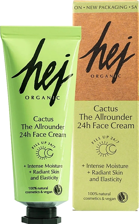 Крем для обличчя - Hej Organic The Allrounder 24h Face Cream Cactus