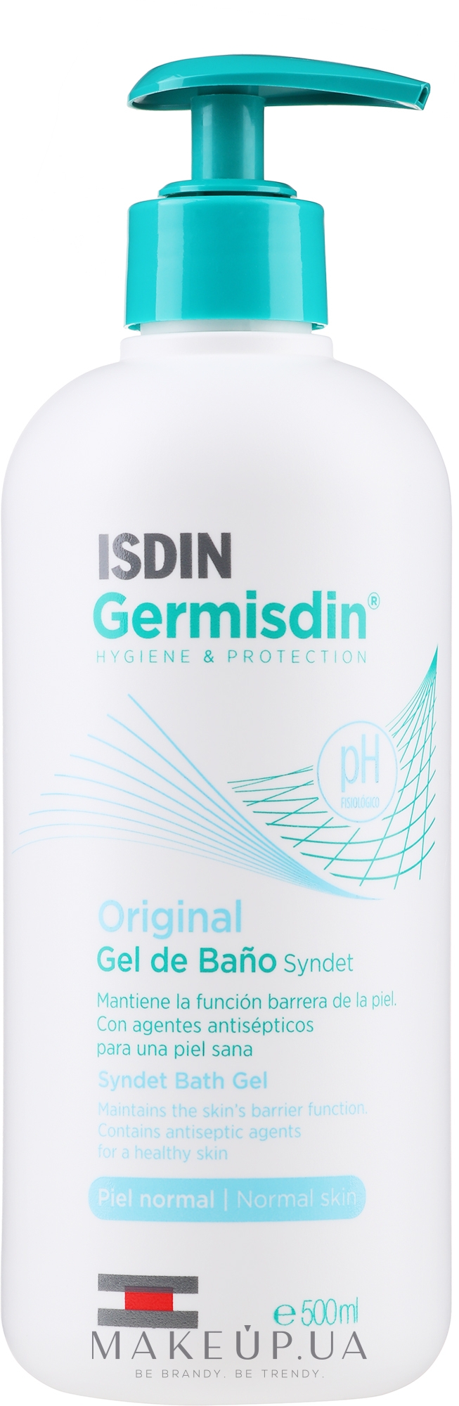 Антисептичний гель для душу - Isdin Germisdin Antiseptic Soap-Free Shower Gel — фото 500ml