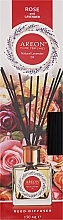 Аромадифузор "Троянда та лаванда" - Areon Home Perfume Rose & Lavender Oil Reed Diffuser — фото N1