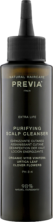 Очищувальний лосьйон для шкіри голови - Previa Vitis Vinifera Purifying Scalp Cleanser Lotion — фото N1