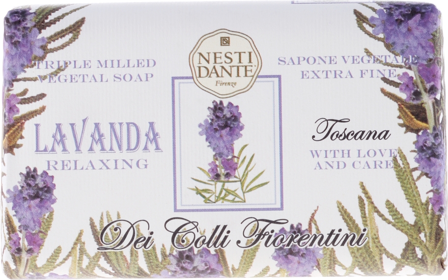 Мыло "Лаванда" - Nesti Dante Dei Colli Fiorentini Soap — фото N1