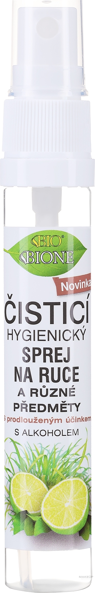 Гигиенический спрей для рук антибактериальный - Bione Cosmetics Lemongrass — фото 27ml