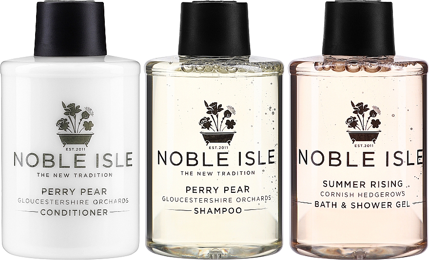 Noble Isle Travel Trio Gift Set - Набір (sh/75ml + cond/75ml + sh/gel/75ml) — фото N2