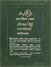 Протизапальна сироватка для обличчя - MyIDi Acne-Off Control Serum (пробник) — фото N1