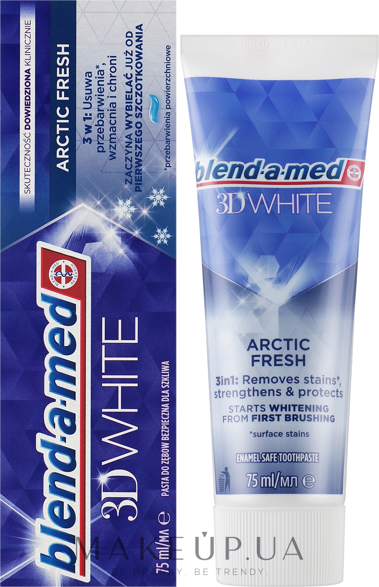 Зубна паста "Арктична свіжість" - Blend-A-Med 3D White Toothpaste — фото 75ml