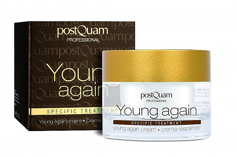 Омолоджувальний крем для обличчя та зони декольте - PostQuam Young Again Cream — фото N1