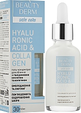 Гель-концентрат для лица с гиалуроновой кислотой и коллагеном - Beauty Derm Hyaluronic Acid & Collagen — фото N2