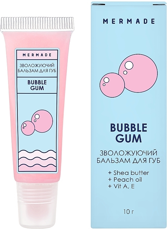 Увлажняющий бальзам для губ - Mermade Bubble Gum — фото N1