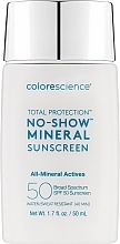 Прозорий мінеральний сонцезахисний флюїд - Colorescience Total Protection No-Show Mineral Sunscreen SPF 50 — фото N1
