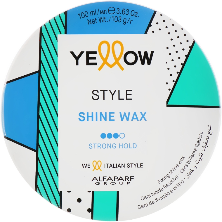 Воск для волос - Yellow Style Shine Wax — фото N1