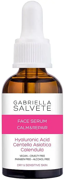 Сироватка для обличчя "Заспокоєння й відновлення" - Gabriella Salvete Face Serum Calm & Repair — фото N1