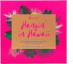 Палетка теней для век - BH Cosmetics Hangin' In Hawaii 16 Color Shadow Palette  — фото N3