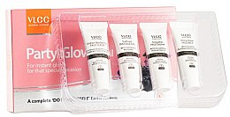 Парфумерія, косметика Набір - VLCC Party Glow Facial Kit (peeling/10g + gel/10g + cr/10g + mask/10g)