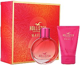 Духи, Парфюмерия, косметика Hollister 2 Wave for Her - Набор (edt/50ml + b/milk/100ml)