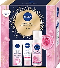 Набор - NIVEA Pink Chic (f/foam/150ml + f/cr/50ml) — фото N1