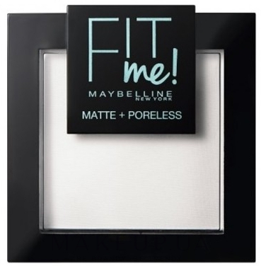 Пудра для лица - Maybelline New York Fit Me Matte Poreless Powder — фото 90 - Translucent