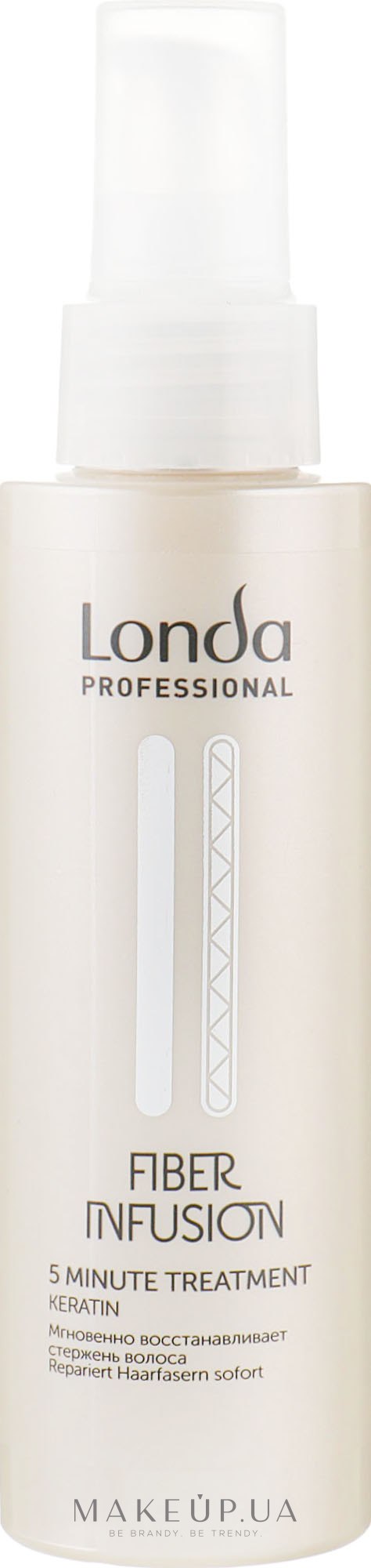 Кератиновый восстанавливающий спрей для волос - Londa Professional Fiber Infusion 5 Minute Treatment — фото 100ml