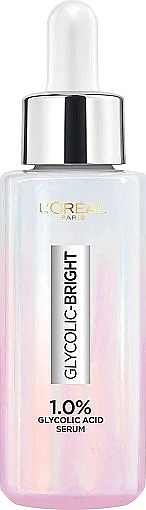 Осветляющая сыворотка для лица с 1% гликолевой кислотой - L'Oreal Paris Glycolic-Bright 1% Glycolic Acid Serum — фото N1