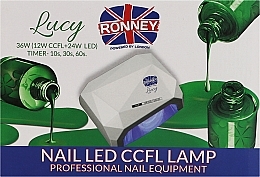 Лампа CCFL+LED, белая - Ronney Profesional Lucy CCFL + LED 36W (GY-LCL-021) Lamp — фото N2