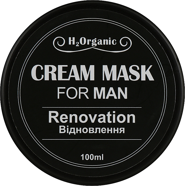 Крем-маска для лица "Восстановление" - H2Organic Cream Mask Renovation — фото N1