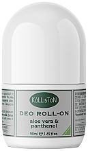 Шариковый дезодорант с алоэ вера и пантенолом - Kalliston Deodorant Roll-On With Aloe Vera & Panthenol — фото N1