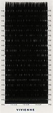 УЦЕНКА Накладные ресницы "Elite", черные, 20 линий (0,05, C, 11) - Vivienne * — фото N1