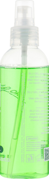 Гель-спрей сильной фиксации - Dikson Blu Gel Spray Strong Fixing — фото N2