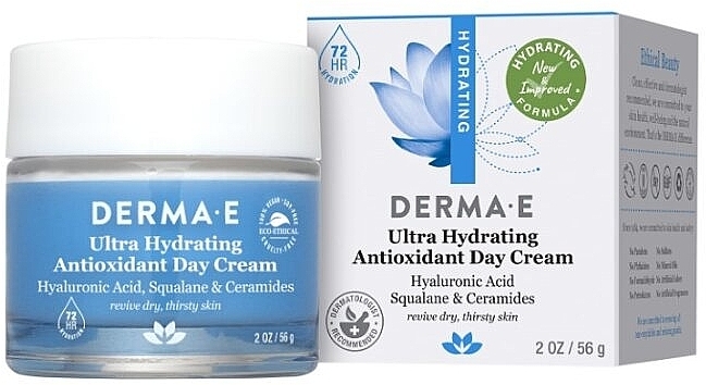 Увлажняющий дневной крем с гиалуроновой кислотой - Derma E Hydrating Day Cream — фото N2