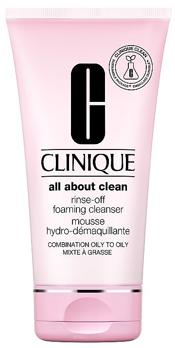 ПОДАРУНОК! Мус очищуючий для нормальної шкіри - Clinique Rinse-Off Foaming Cleanser (міні) — фото N1