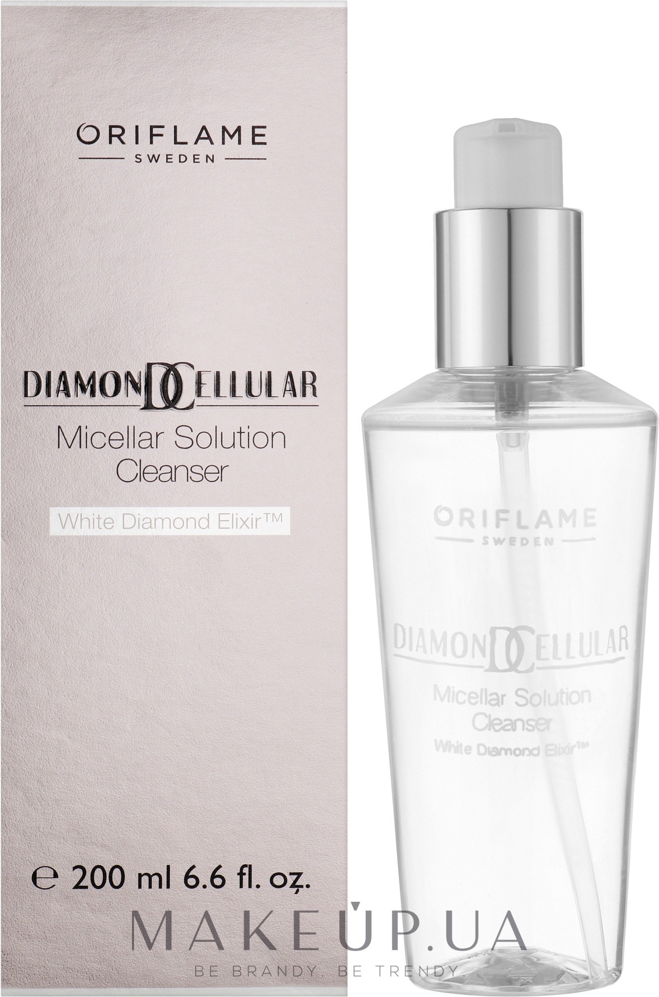 Мицеллярный очищающий лосьон - Oriflame Diamond Cellular Micellar Solution Cleanser — фото 200ml