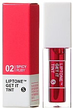 Духи, Парфюмерия, косметика Тинт для губ - Tony Moly Liptone Get It Tint S