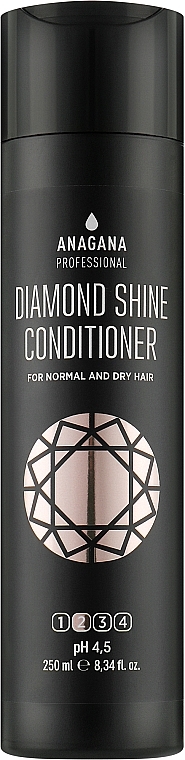 Кондиционер "Бриллиантовый блеск" для всех типов волос - Anagana Professional Diamond Shine Conditioner