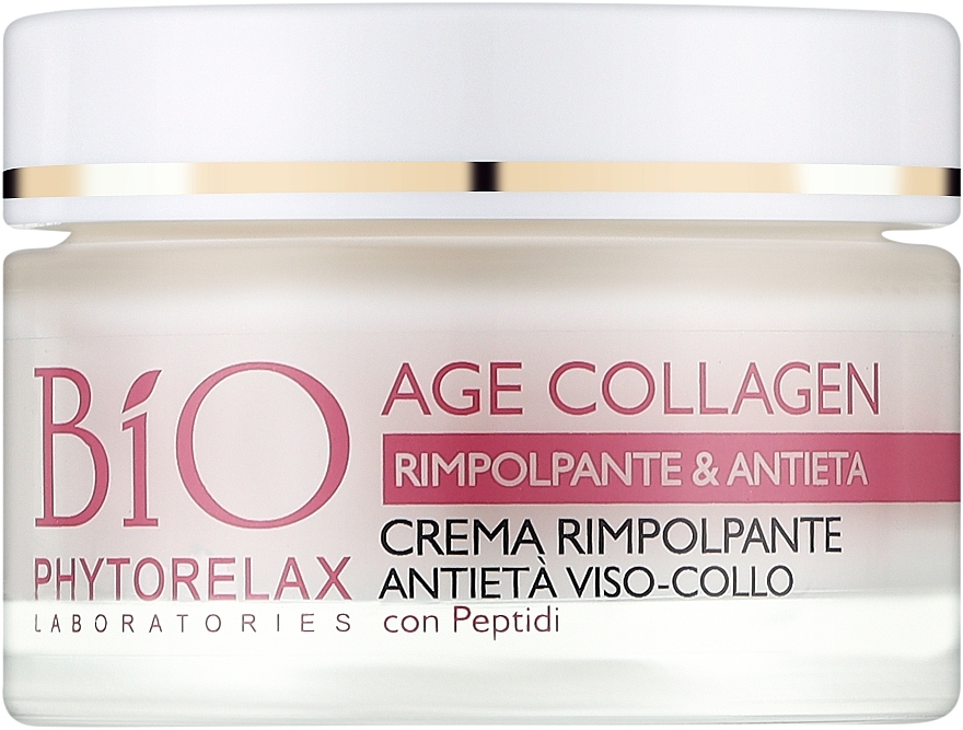Крем для обличчя та шиї, антивіковий - Phytorelax Laboratories Bio Age Collagen Anti-Age Plumping Cream