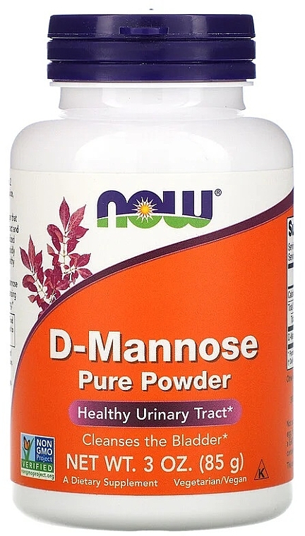 Натуральна добавка, порошок, 85 г - Now Foods D-Mannose — фото N1