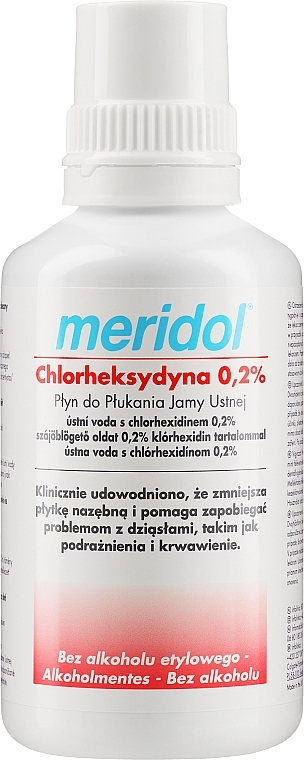 Ополіскувач із хлоргексидином           - Meridol Chlorhexidine 0,2 % — фото N1