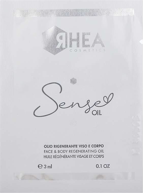 Відновлювальна олія для обличчя та тіла - Rhea Sense Oil (пробник) — фото N1