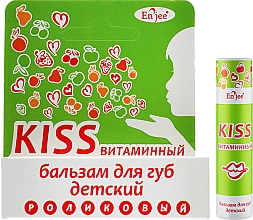 Бальзам для губ дитячий "Вітамінний" - Enjee Kiss — фото N2