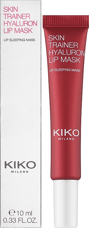 Нічна маска для губ з гіалуроновою кислотою - Kiko Milano Skin Trainer Hyaluron Lip Mask — фото N2