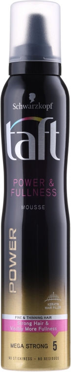 Пенка для укладки волос - Taft Power & Fullness Mouse Mega Strong 5 — фото N3
