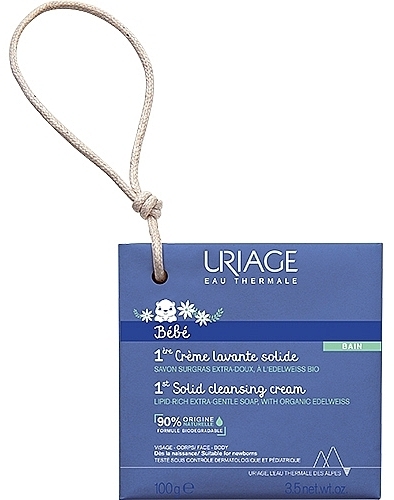 Твердый очищающий крем для детей - Uriage Baby 1st Solid Cleansing Cream — фото N1