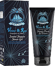 Ароматизированный гель для душа для мужчин - Helan Vetiver & Rum Scented Bath & Shower Gel — фото N2