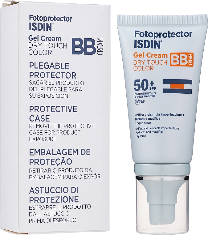 Сонцезахисний крем-гель SPF50 - Isdin Fotoprotector Sunscreen Gel Cream Dry Touch Color — фото N2