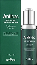 Сыворотка для лица антибактериальная - Dr. Oracle Antibac Green Therapy Tightening Ampoule — фото N2