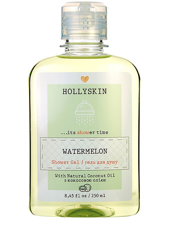 Натуральный гель для душа с ароматом арбуза - Hollyskin Watermelon — фото N1