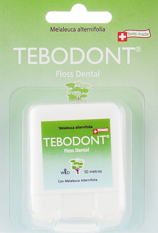 Зубная нить с маслом чайного дерева - Dr. Wild Tebodont (Melaleuca Alternifolia) — фото N3
