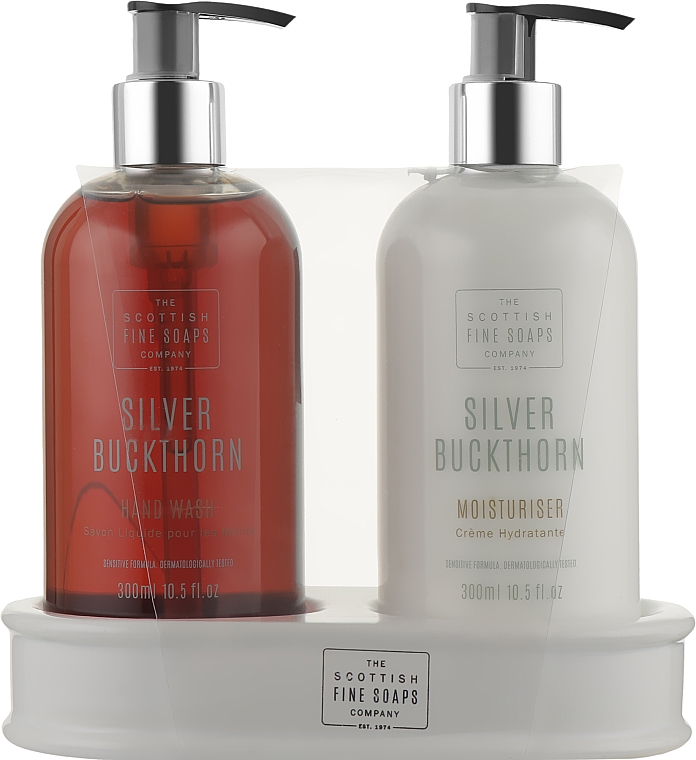 Набор - Silver Buckthorn Hand Care Set (h/wash/300ml + cream/300ml) — фото N1